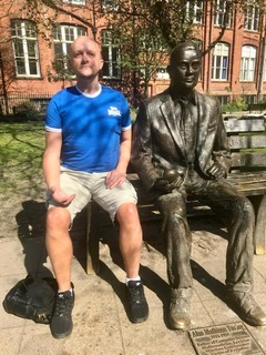 Mark&amp;Alan Turing Statue Manchester