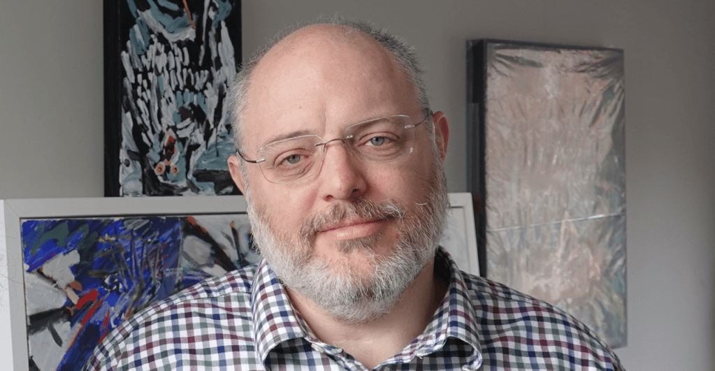 Finn sells his work at OUTSIDE IN environments&nbsp;exhibition