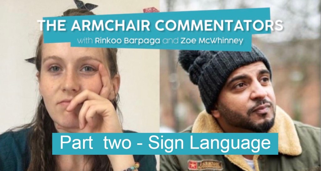 THE ARMCHAIR COMMENTATORS PART two – Sign Language, 9.30PM, Fri 4 DEC 2020, SQUARE-EYE&nbsp;FESTIVAL