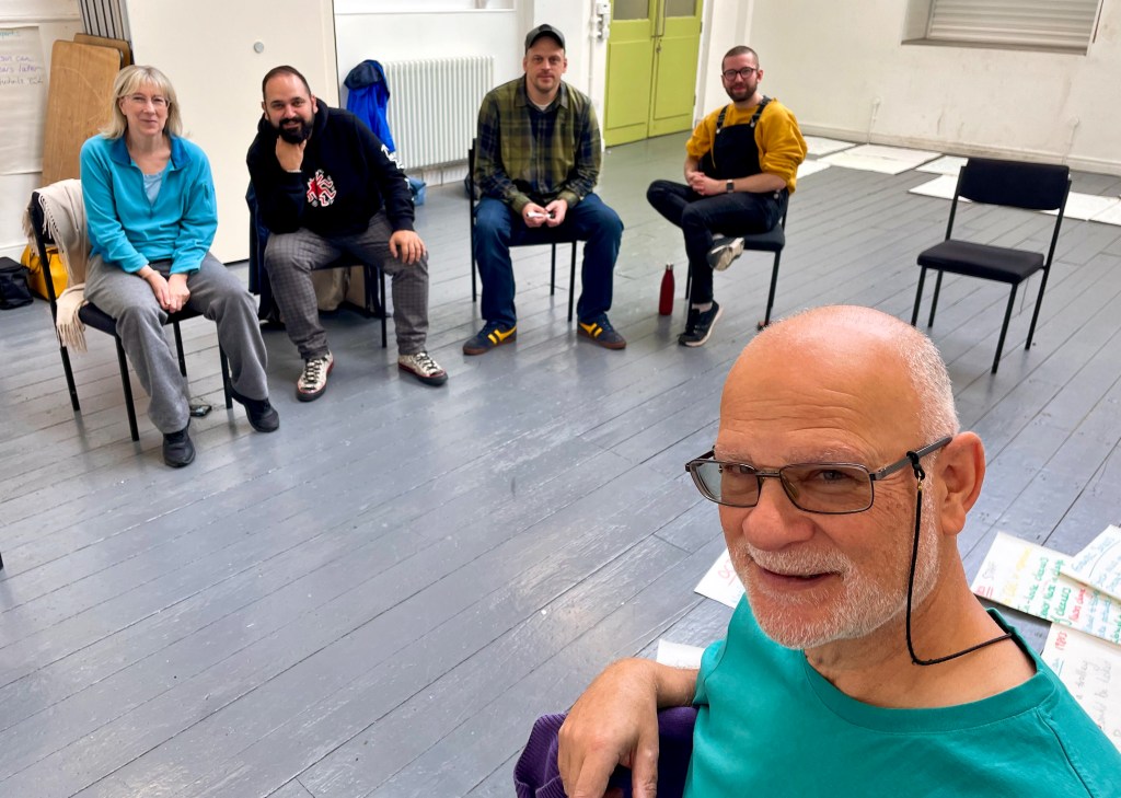 Deaf Theatre Maker Matty Gurney works with Deaf Mental Health Consultant Herbert Klien
